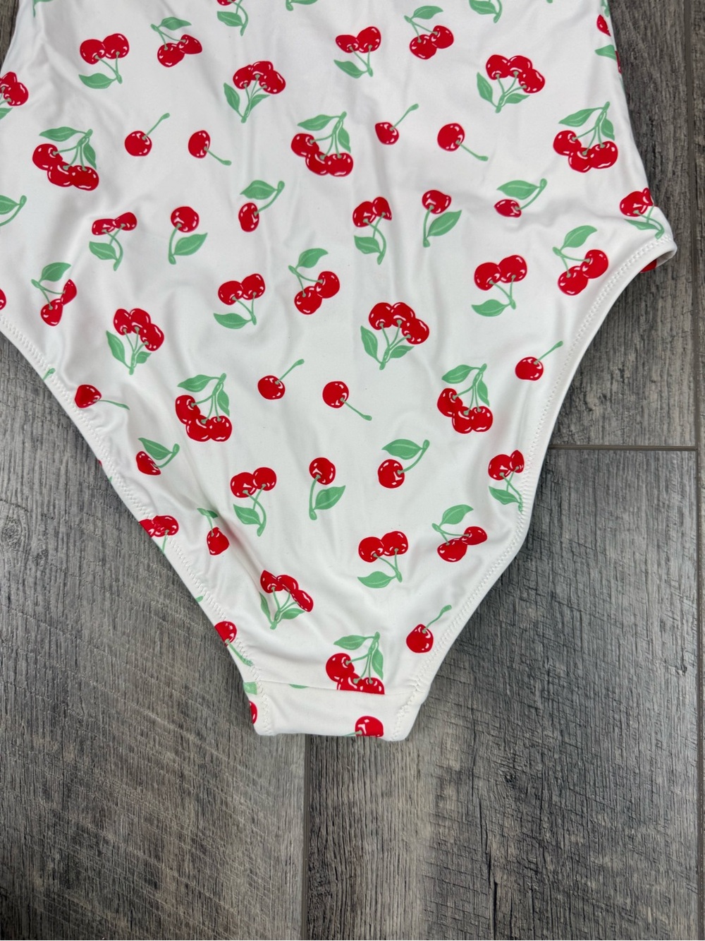 Aerie White Cherry One Piece Swimsuit - Picture 7 of 11
